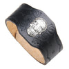 kirykle Vintage Retro Rivet Punk Cool Hip Hop Accessorie Leather Skull Skeleton Biker Bracelet Mens Jewelry