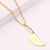kitchen knife pendant necklace gold color cuban chain men necklaces gifts