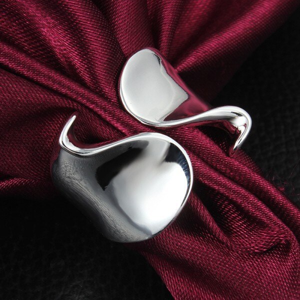 korean 925 Sterling Silver Rings For Women adjustable wedding accessories Engagement Party fine Jewelry Christmas Gifts