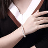 korean 925 sterling Silver Bracelets fine Twisted wire bangles for Women Party  wedding accessories Jewelry