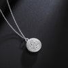 korean trend 925 Stamped Silver Pretty Hollow ball Pendant Necklace For Women wedding party  Jewelry Holiday gift