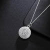 korean trend 925 Stamped Silver Pretty Hollow ball Pendant Necklace For Women wedding party  Jewelry Holiday gift