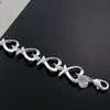 korean trend 925 sterling silver fine heart kelp Bracelet for woman  jewelry Wedding party Christmas gifts