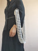 large Wide shoulder strap retro acrylic resin chain color resin handmade detachable thick chain sash fashionable style good