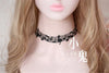 lolita Kawaii black white  musical note Necklace lace Chokers Necklaces For Girls gift B564