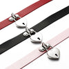 love Lock heart choker collar women/girls black metal padlock Necklace neck collar pastel goth jewelry valentines couple Gifts