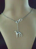 lucky 8&amp;Greyhound Dog Vintage charm sweater chain suitable necklace&amp;bracelet DIY Women jewelry Accessories B530