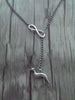 lucky 8&amp;Greyhound Dog Vintage charm sweater chain suitable necklace&amp;bracelet DIY Women jewelry Accessories B530