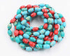 mix-shape colorful agate jade necklace 18nch   beads nature woman discount