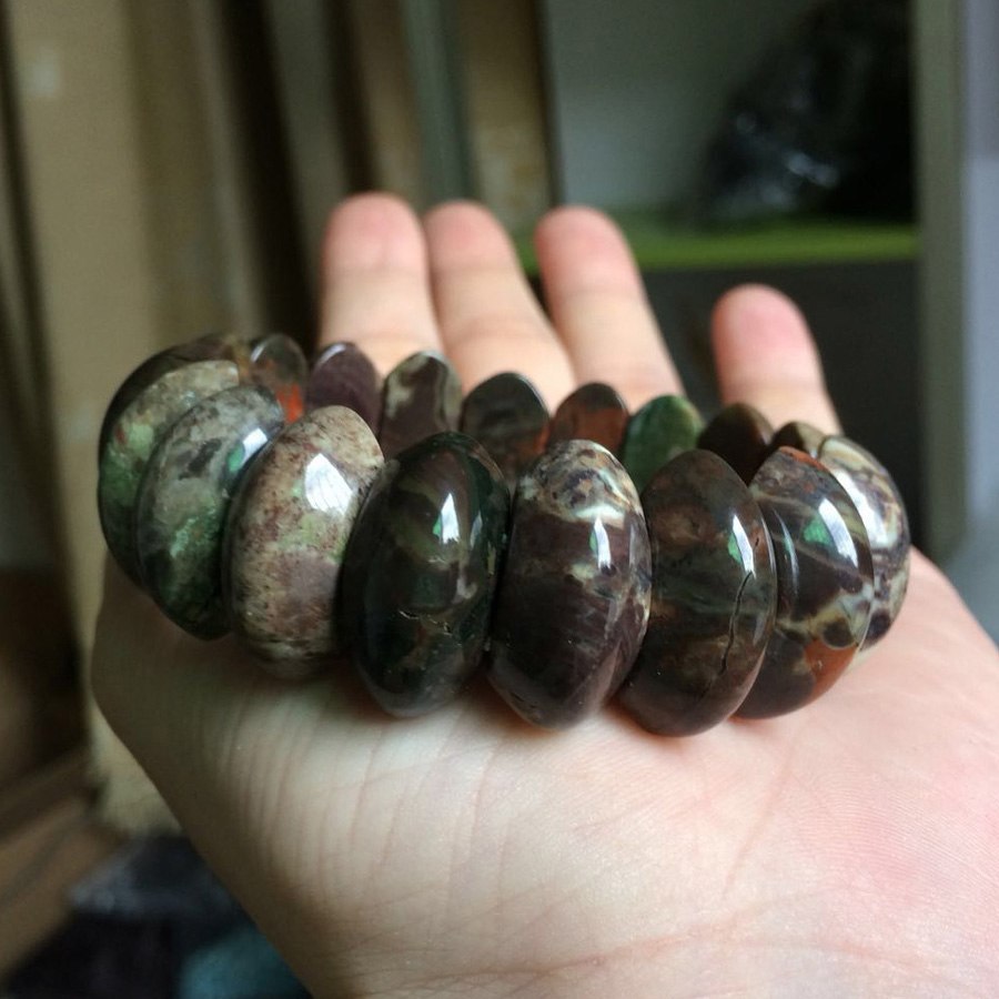 mixed agate stone beads bracelet natural gemstone bracelet fine jewelry for woman for gift   !