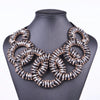 multicolor crystal handmade Trendy Women statement collier Necklaces &2021 arrived ethnic style maxi choker collar Necklace