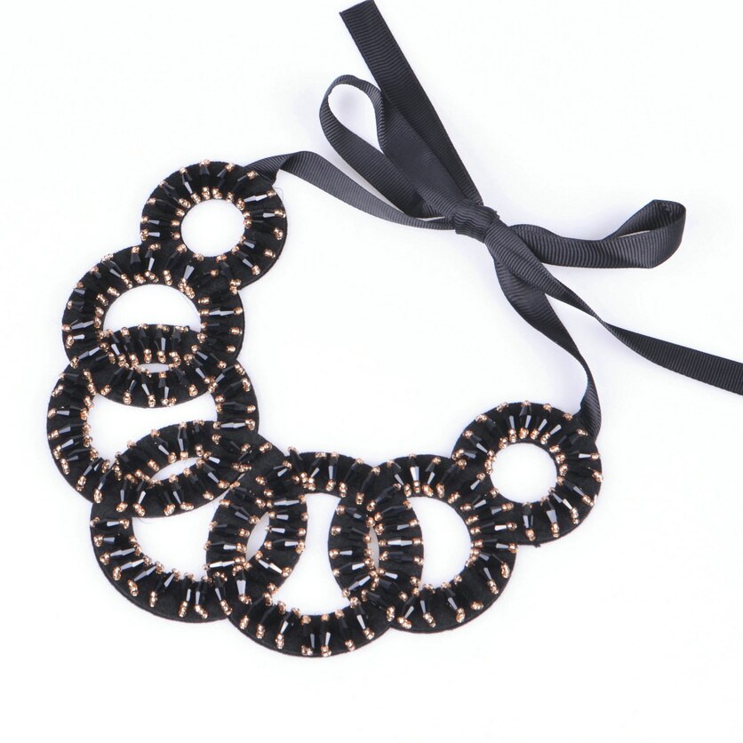 multicolor crystal handmade Trendy Women statement collier Necklaces &2021 arrived ethnic style maxi choker collar Necklace