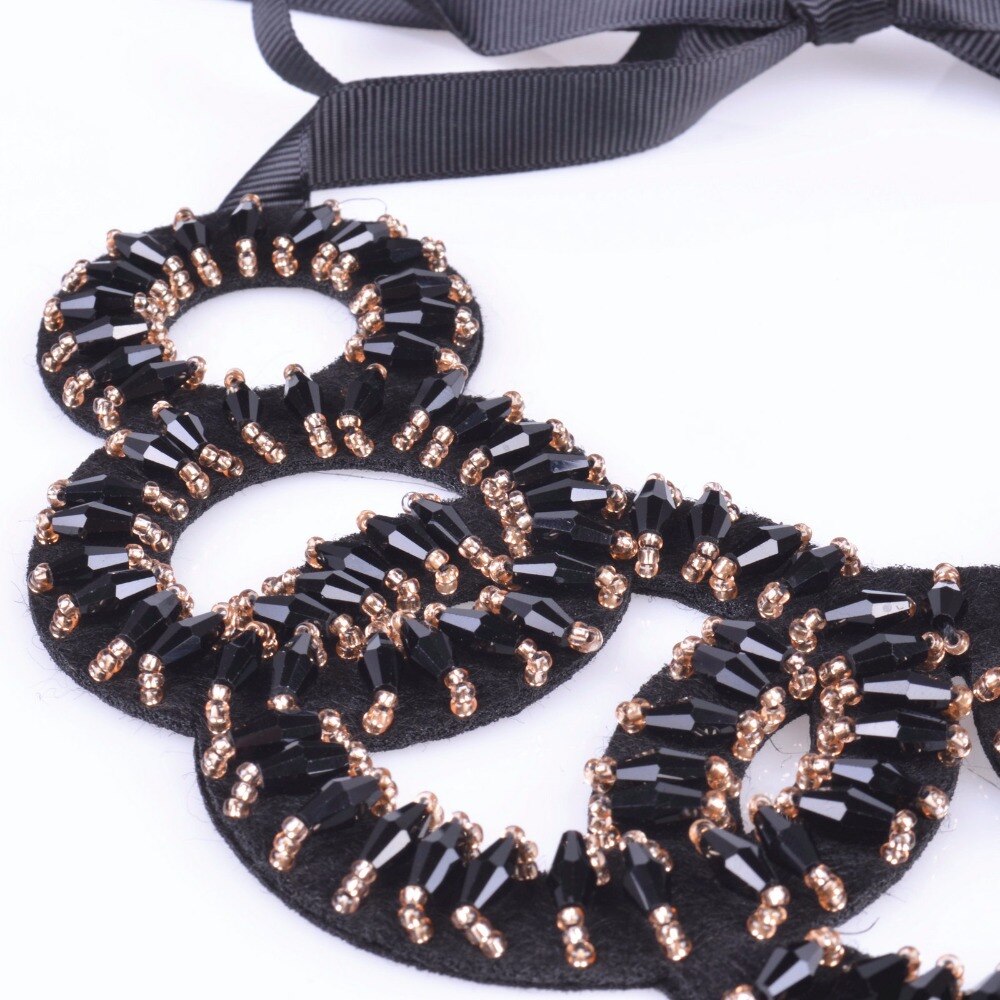 multicolor crystal handmade Trendy Women statement collier Necklaces &2021 arrived ethnic style maxi choker collar Necklace