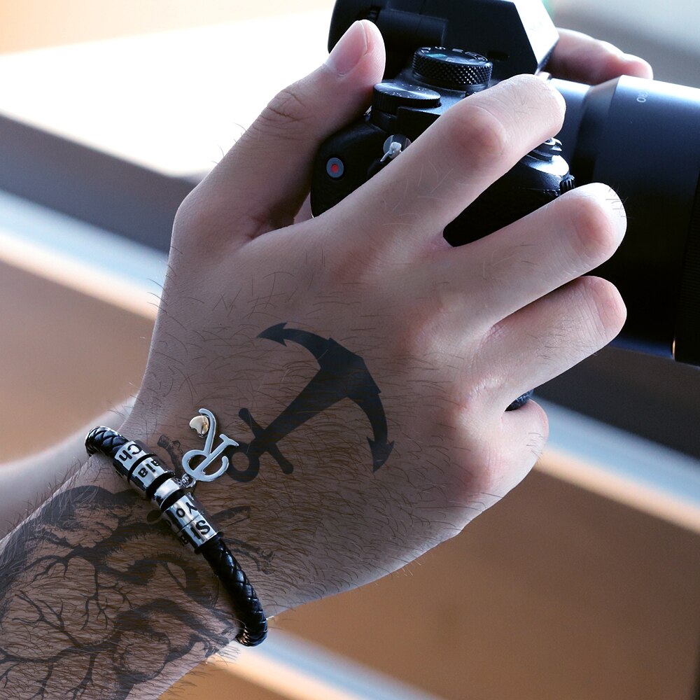 named-beads customized bracelet Valentine's Day gift special gift birthday gift personality26 letters sale