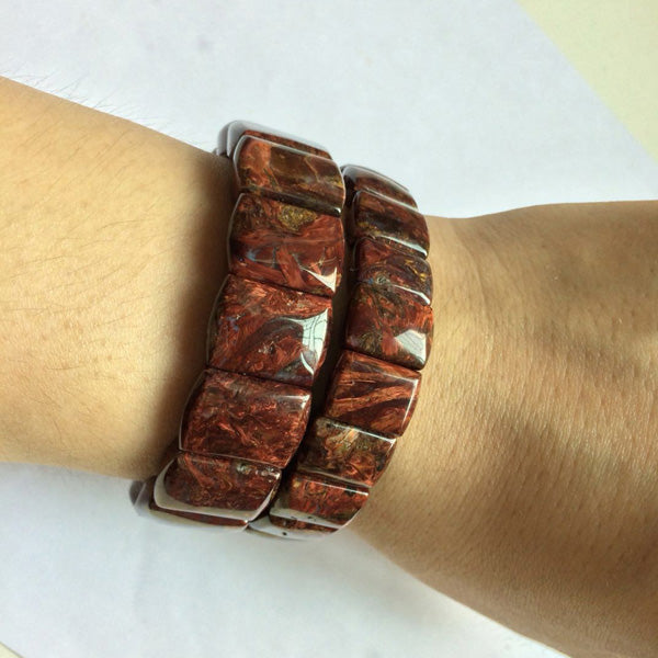 natural Pietersite stone beads bracelet natural gemstone bangle fine jewelry for woman for man wholeale !