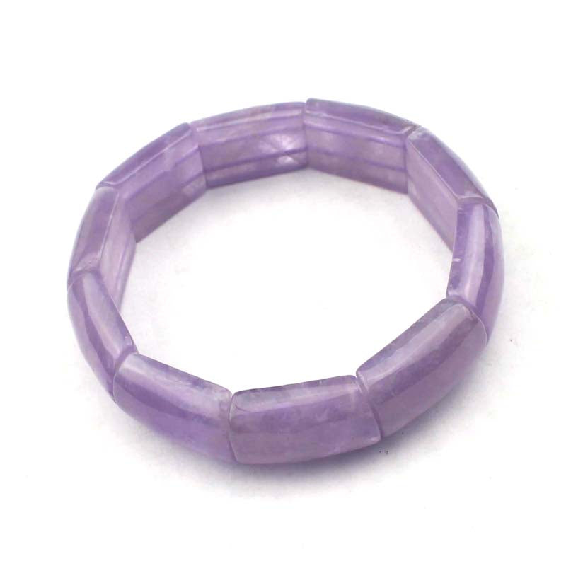 natural amethyst stone bracelet natural gemstone Bangle for woman birthstone of Sagittarius , Aquarius   !