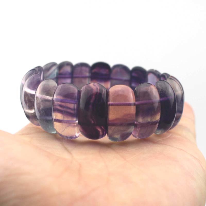 natural fluorite stone bracelet natural gemstone Bangle for woman for gift   !