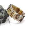 natural gr leaf agate stone beads bracelet natural gemstone bracelet DIY jewelry bracelet for woman for gift   !