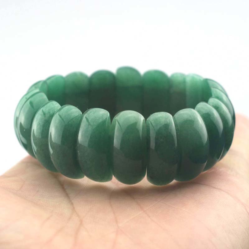 natural green aventurine jade stone beads bracelet natural gemstone bracelet DIY jewelry for woman for gift   !
