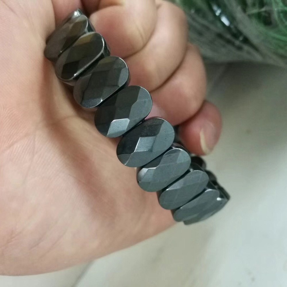 natural hematite stone beads bracelet natural gemstone bracelet for woman for gift   !