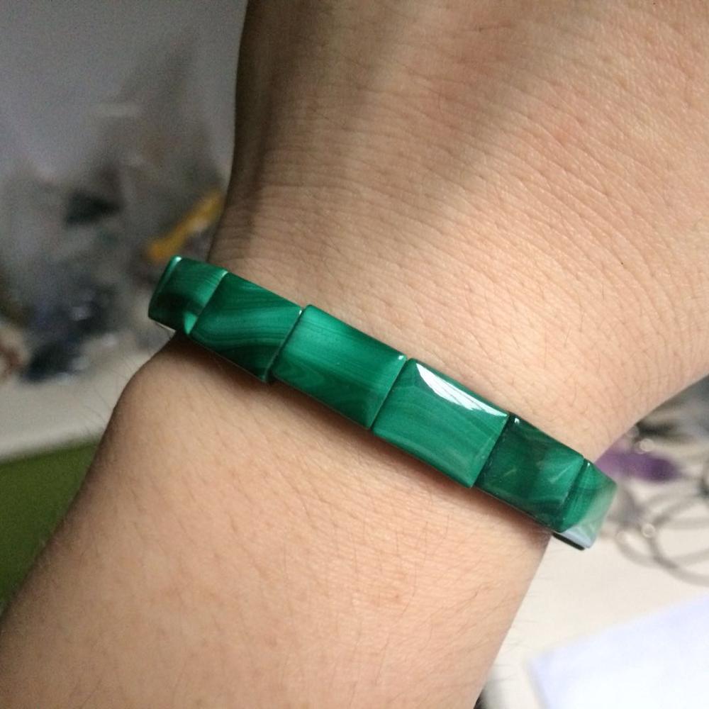 natural malachite stone beads bracelet natural gemstone bracelet fine jewelry for woman for gft   !