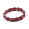 natural strawberry quartz stone beads bracelet natural gemstone bracelet DIY jewelry for woman for gift   !