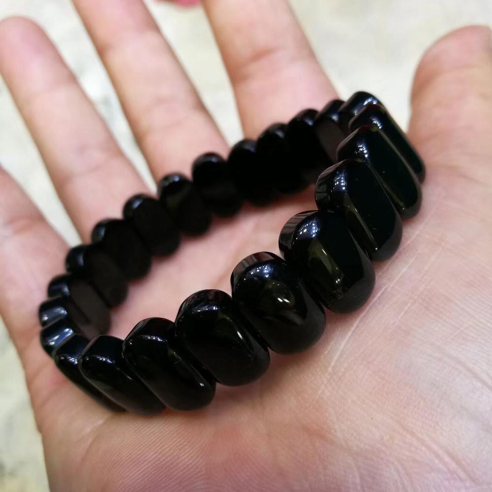 natural tourmaline stone beads bracelet natural energy stone bangle for woman for gift   !