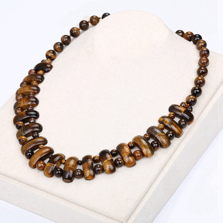 necklace Women Big Necklace Vintage Man Power Natural Stone Ethnic Jewelry Statement Female Accessories Fashion Pendant Reiki