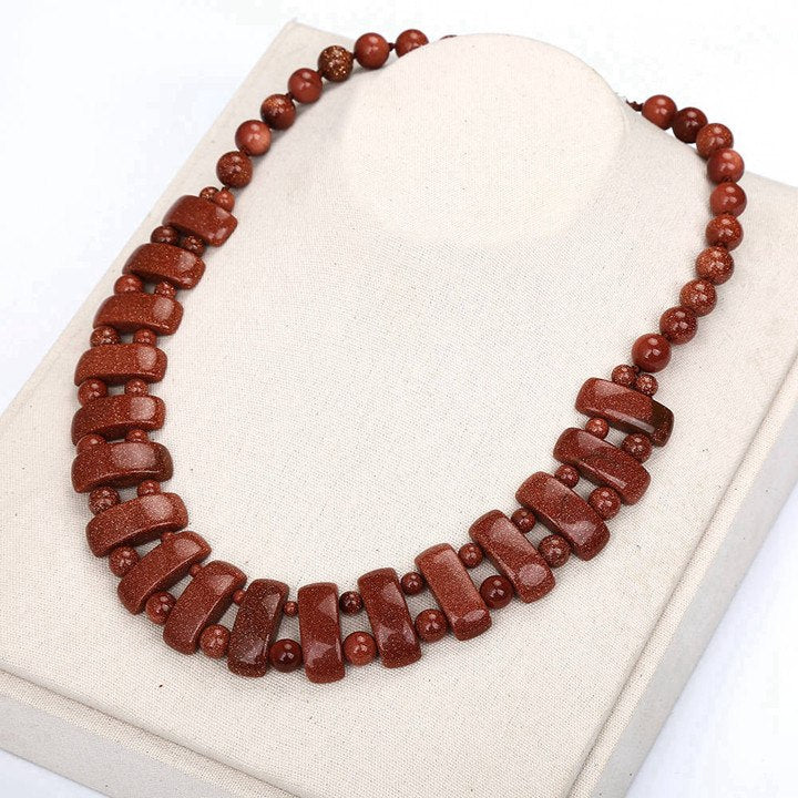 necklace Women Big Necklace Vintage Man Power Natural Stone Ethnic Jewelry Statement Female Accessories Fashion Pendant Reiki