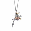 necklaces men Steampunk big pendant TATTOO tattoo machine chain necklace stainless steel pendant necklace jewelry on the neck