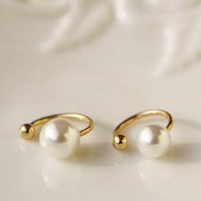 new Korean pearl ear bones clip U earrings invisible without pierced ear clip Jewelry Wholesale 1pcs