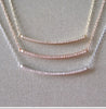 new arrival high quality fine silver jewelry,bling micro pave cz women silver cz necklace pendant