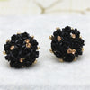 design brand jewelry rose flower Summer style stud earring gold Happy marriage earring for women gift