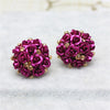 design brand jewelry rose flower Summer style stud earring gold Happy marriage earring for women gift