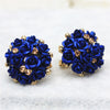 design brand jewelry rose flower Summer style stud earring gold Happy marriage earring for women gift