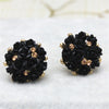 design brand jewelry rose flower Summer style stud earring gold Happy marriage earring for women gift