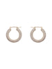 design jewelry exquisite copper inlaid zircon small hoop earrings simple temperament geometric female daily earrings