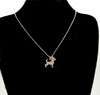trendy Vintage Cute Chihuahua pendant Choker Necklace for women  christmas jewelry gift for girlfriend