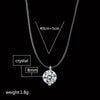 nvisible Choker Crystal Necklace for Women Pendants Neck Zircon Fish Line Clavicle Chain Lady Feminino Collar Beach Bar Light