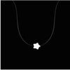 nvisible Choker Crystal Necklace for Women Pendants Neck Zircon Fish Line Clavicle Chain Lady Feminino Collar Beach Bar Light