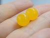 one pair red/green/blue/yellow/pink/purple/red/black/tiger jasper round stud earrings round 10mm   beads nature