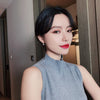 orea jewelry exquisite elegant simple square zircon earrings daily wild earrings for women gift