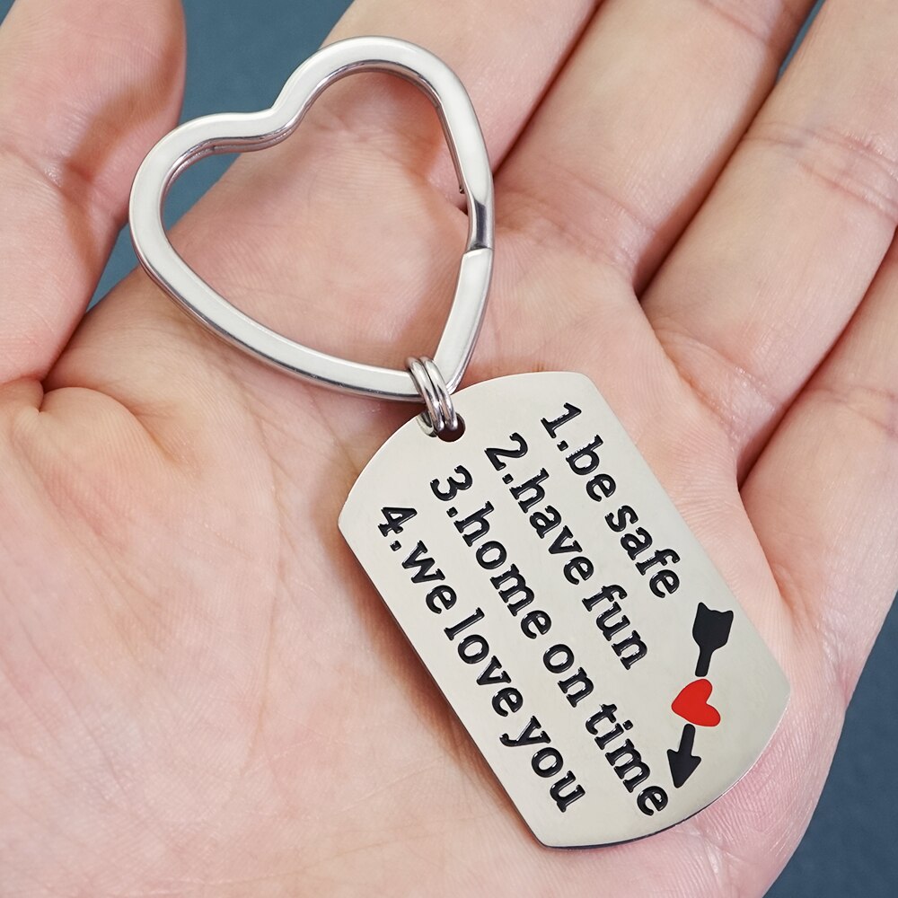 personalized military tag keychain heart keyring Arrow wear heart design gifts