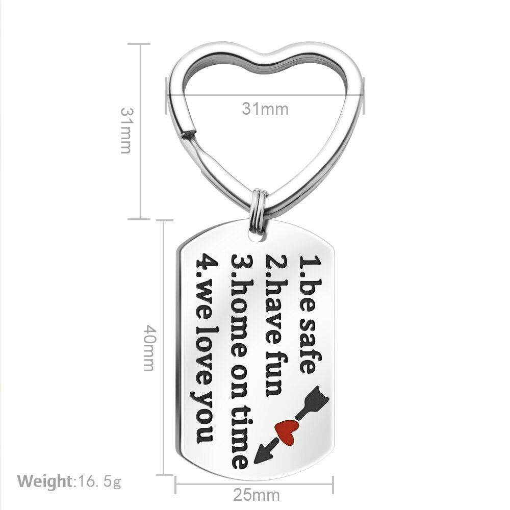 personalized military tag keychain heart keyring Arrow wear heart design gifts