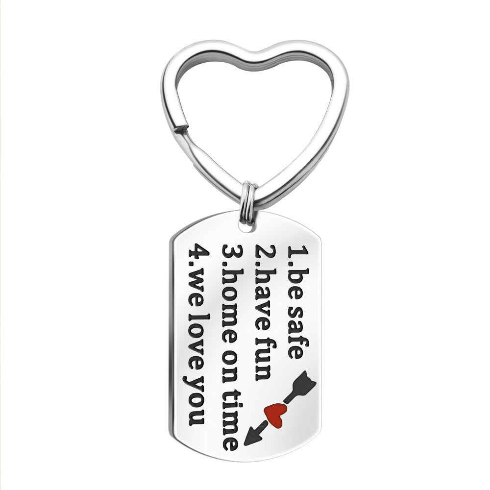 personalized military tag keychain heart keyring Arrow wear heart design gifts
