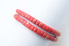 red jasper roundel 6*4mm bracelet 7.5inch   beads nature gemstone