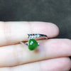 rings 925 sterling Silver Fine Jewelry Women/men Jewelry Certificate Natural hetian green Jade Ring