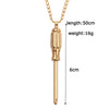 screwdriver tool pendant necklace gold color cuba chain necklaces jewelry accessories