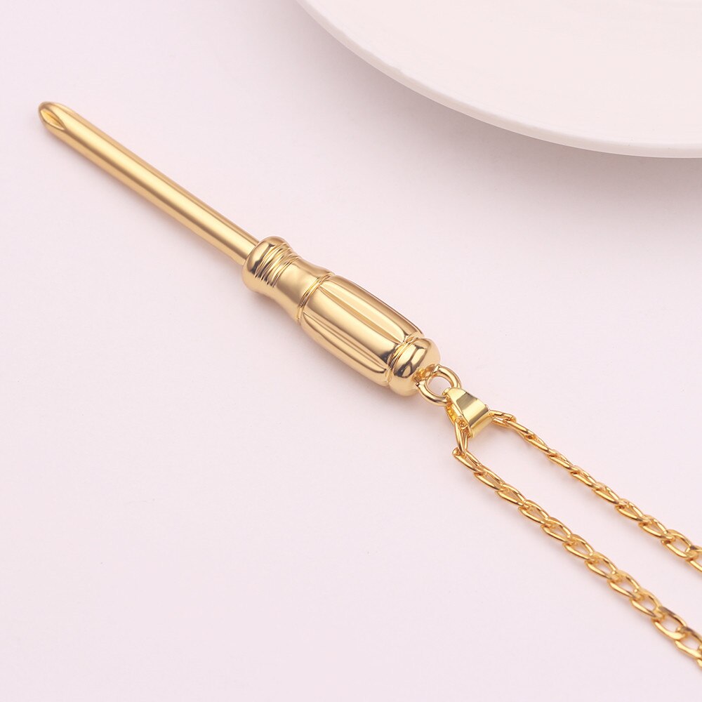 screwdriver tool pendant necklace gold color cuba chain necklaces jewelry accessories