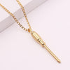 screwdriver tool pendant necklace gold color cuba chain necklaces jewelry accessories